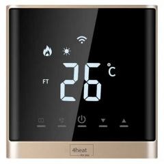 Терморегулятор сенсорний для теплої підлоги 4Heat AE-668 Boiler Wi-Fi золото Белгород-Днестровский