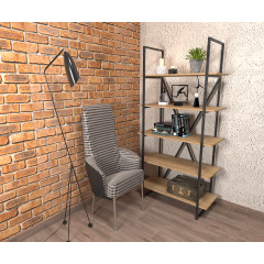 Металлический стеллаж в стиле LOFT Днепрорудное