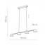 Люстра TK Lighting Dallas 83x120 см Чорний (TK6244) Кам'янець-Подільський