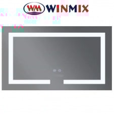 Зеркало для ванной комнаты Winmix HARD MR07-80x50 (с LED-подсветкой, антизапотевание)