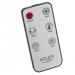 Обогреватель керамический Adler AD 7738 с дистанционным управлением White Хуст