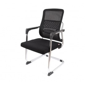 Крісло конференційне АКЛАС Вірго CF 8002D чорне