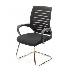 Крісло конференційне АКЛАС Фіджі CH CF Чорне