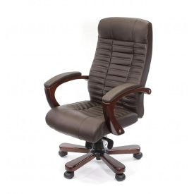 Крісло АКЛАС Атлант EX MB Темно-коричневе