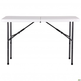 Стіл складаний Рейвон 122х60 см пластик білий