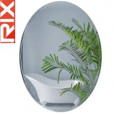 Зеркало настенное Rix FUSION MOZ02-45x60, овальное с декором