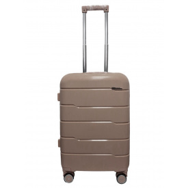 Чемодан малый S+ из полипропилена Milano bag 0305 52л Шампань