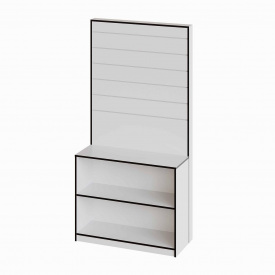 Экономпанель-стенд с открытой тумбой