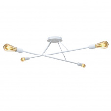 Люстра підвісна MSK Electric Asket під чотири лампи Е27 NL 10320-4 WH Білий (619550)