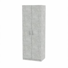 Шафа-1 для одягу Компаніт розпашна дсп сіре ательє-бетон Калуш