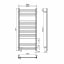 Рушникосушка OnlyHeat Solis 13 120x50 см Хром (68078) Михайлівка