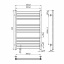 Рушникосушка OnlyHeat Vesta 10 80x50 см Хром (68008) Луцьк