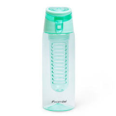 Спортивная бутылка из пластика Kamille 660 мл Turquoise (KL225899) Доманівка