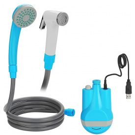 Душ портативный автономный для кемпинга и дачи SBTR на акумуляторе и с ведром на 20 л