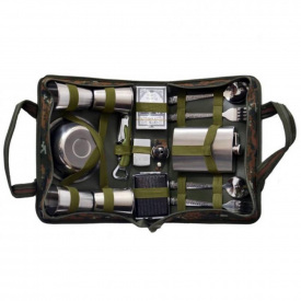 Туристический набор в сумке No Brand FB-A 16в1 Пиксель (2385255027)