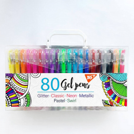 Набір гелевих ручок YES 80 шт (420437)