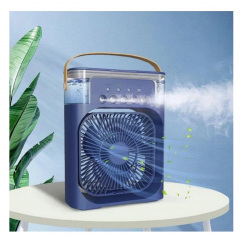 Портативный настольный мини-кондиционер увлажнитель Arctic Air Cooler 4в1 LED Синий Ладан