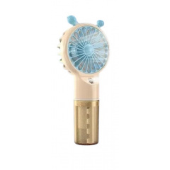 Ручной мини-вентилятор Mini Fan 6618 3 режима Бежевый (30151446С) Київ