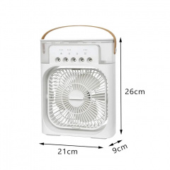 Портативный настольный мини-кондиционер увлажнитель Arctic Air Cooler 4в1 Fan LED Белый Дубно