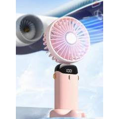Портативный вентилятор Mini Fan F56-2 Розовый (30151455В) Київ