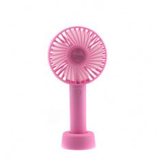 Вентилятор ручной FAN 6502 SS-2 9419 Розовый (30151435С) Оріхів