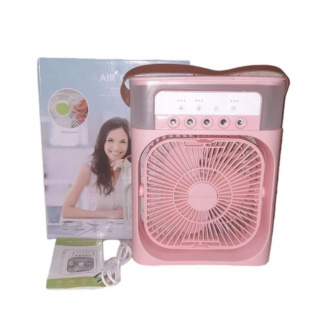 Портативный настольный мини-кондиционер увлажнитель Arctic Air Cooler 4в1 Fan LED Розовый