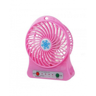 Вентилятор настольный Mini Fan XSFS-01 7183 Розовый (30151437С)