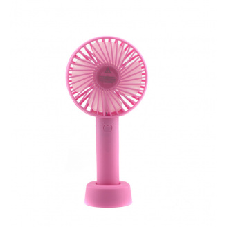 Вентилятор ручной FAN 6502 SS-2 9419 Розовый (30151435С)