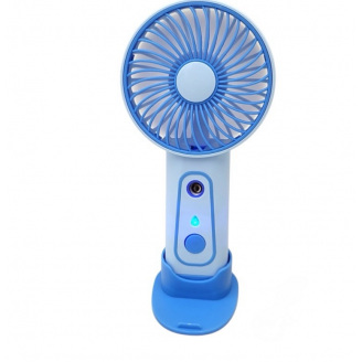 Вентилятор ручной Mini Fan 1569 17x8 см Голубой (30151443А)
