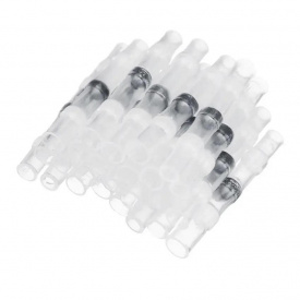 Термозбіжна гільза з припоєм PR термоусадка 0.25-0.34 мм² 70 шт Білий (C050945-70)