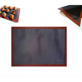 Силіконовий килимок SNS для випікання запікання коричневий 40 х 30 см