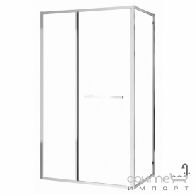 Прямоугольная душевая кабина Volle Cruze Come In 1047.134701 профиль хром/прозрачное стекло