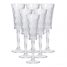 Набір келихів для шампанського YIWU 200 мл Прозорий 6 шт (HP-19-126)