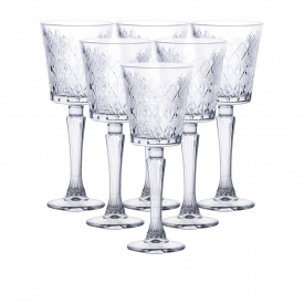 Набір келихів для вина YIWU 295 мл Прозорий 6 шт (HP-19-127)