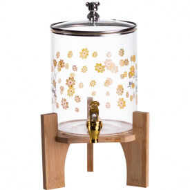 Лимонадница с краном Happy Life 3,6 л Разноцветный (HP-34-17)