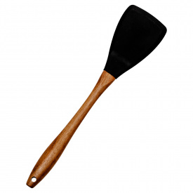 Лопатка кухонная YIWU SKit 33х7,5 см Черно-коричневый (HP-8-56)