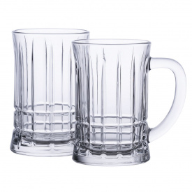 Набор пивных кружек YIWU 310 мл Прозрачный 2 шт (HP-19-145)