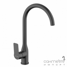Смеситель для кухни Imprese Kucera f03403410AA матовый черный