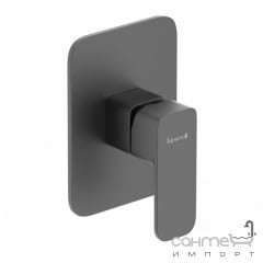 Смеситель для душа скрытого монтажа Imprese Bilovec Q f04600910SA матовый черный Черкаси