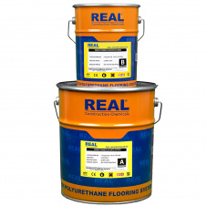 Эпоксидный двухкомпонентный грунт-праймер 1 кг REAL Paint Primer для металла, бетона и промышленных поверхност