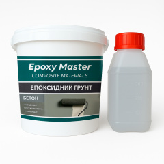 Эпоксидная грунтовка по бетону 1 кг Epoxy Master для бетонных поверхностей и пола Дзензелевка