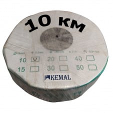 Опт 10 км Стрічка емітерна Kemal Sanpol 10 7 mil, Туреччина для краплинного поливу