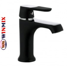 Змішувач для умивальника на гайці Winmix Premium Tiger Black (чорний) (Chr-001), Польща