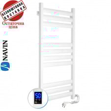 Сушка для рушників Електро Navin Ellipse 50*100 Sensor, таймер Білий, Правий (вуглецева сталь)