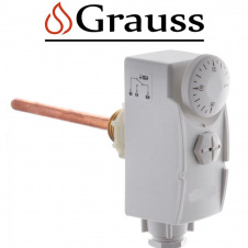 Термостат KR.1350 механічний занурювальний 0 +90*C, Grauss