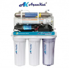 Aquakut Осмос Аква Кут без помпи 50G RO-7 ARE03 з мініралізатором, структуризатором та баком 3,2G (подвійні ущільнення до колби та фітинг ССК) 10422
