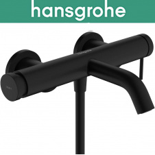 Змішувач Hansgrohe (art 73422670) для ванни Tecturis S, одноважільний з відкритим монтажем, чорний мат