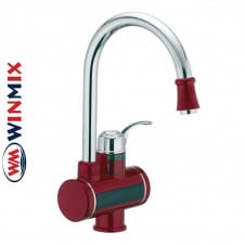 Електричний проточний водонагрівач Winmix Electra 240E Red на мийку 3 кВт (червоного кольору)