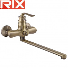 Змішувач для ванни довгий ніс RIX Z22219-2 BRONZE Euro (бронза)