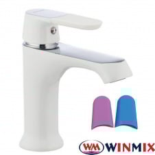 Змішувач для умивальника на гайці Winmix Premium Tiger White (білий) (Chr-001), Польща